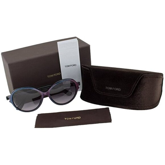 NWT Tom Ford FT0343 Purple Round 83mm Sunglasses main image 12